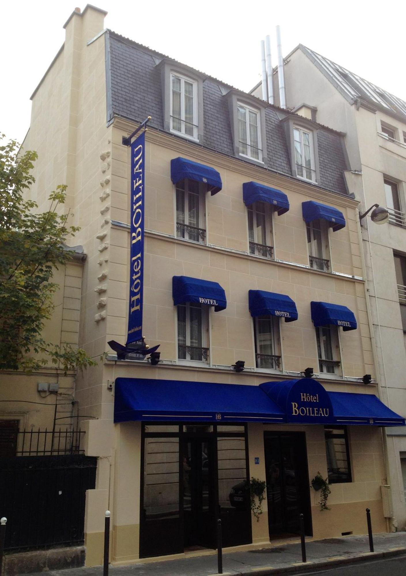 Hotel Boileau Paris Eksteriør billede