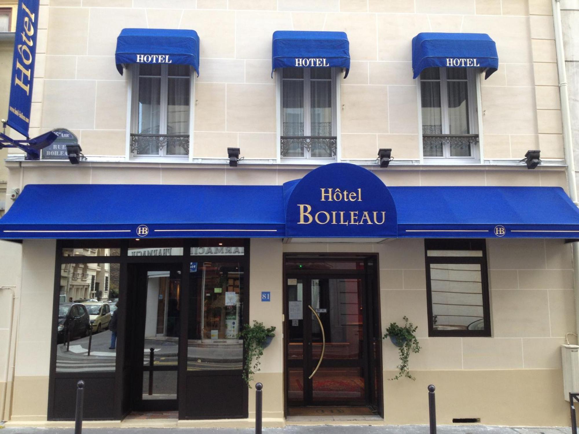 Hotel Boileau Paris Eksteriør billede